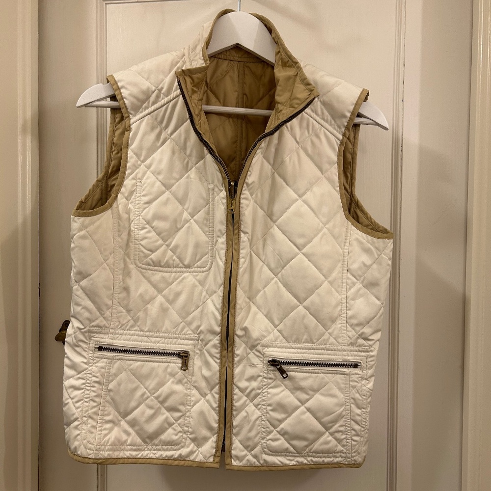 Ralph Lauren quilted women’s reversible vest